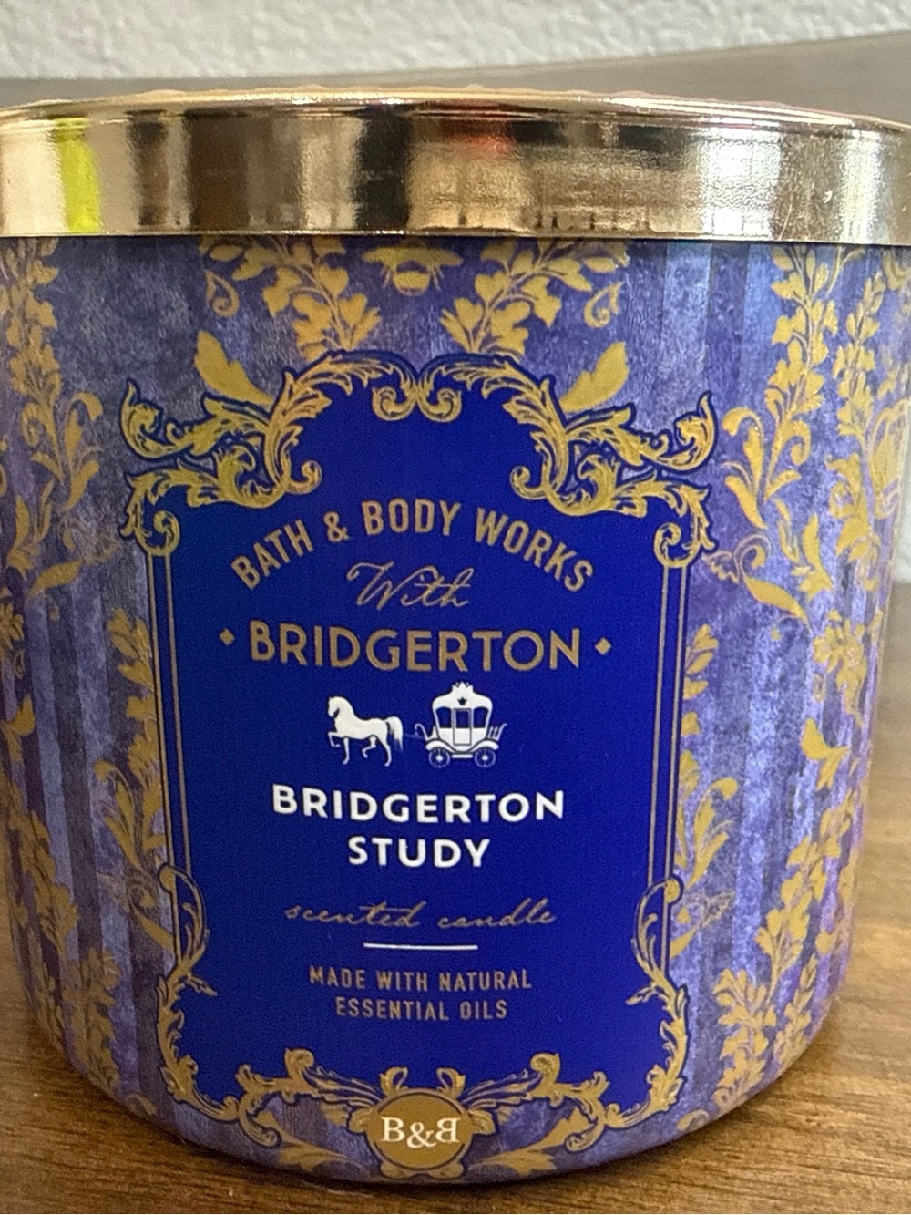 New Bath & Body Works Bridgerton Study Large Scented 3 Wick Candle